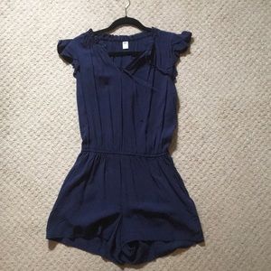 Navy blue romper